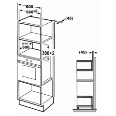 Встраиваемая микроволновая печь Kuppersberg HMW 625 B