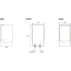 Встраиваемая посудомоечная машина Bertazzoni DW60EPRS