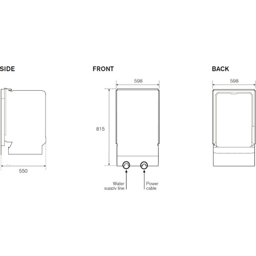 Встраиваемая посудомоечная машина Bertazzoni DW60EPRS в Краснодаре
