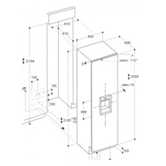 Встраиваемый морозильник Gaggenau RF 413-300
