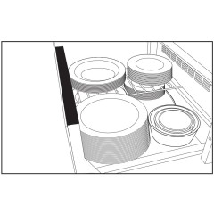 Встраиваемый подогреватель посуды Miele ESW 7030 OBSW