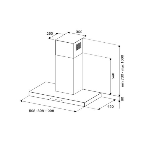Вытяжка Bertazzoni KT60P1XV в Краснодаре