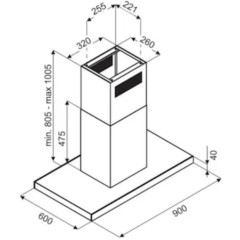 Вытяжка De Dietrich DHI2963B