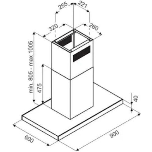 Вытяжка De Dietrich DHI2963B в Краснодаре