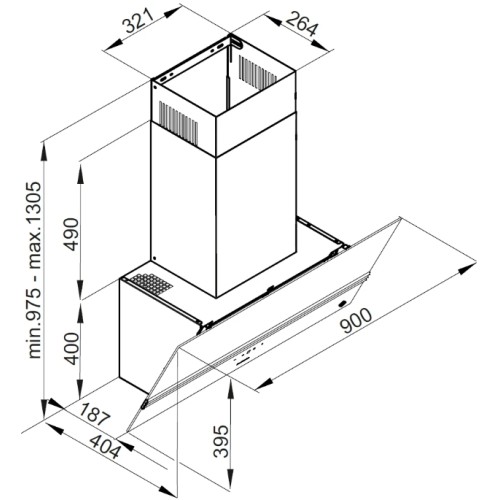 Вытяжка De Dietrich DHV4974HB в Краснодаре