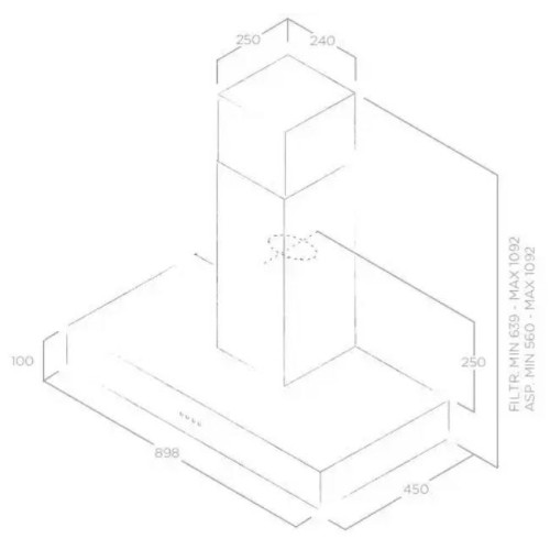 Вытяжка ELICA SPOT URBAN CAST IRON/A/90 в Краснодаре