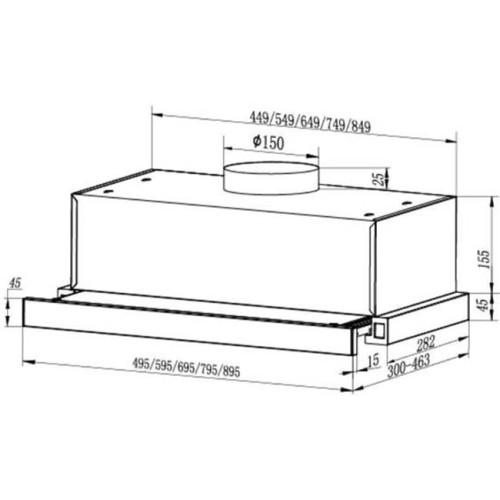 Вытяжка Faber AMPIRA BK 90 в Краснодаре
