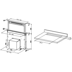 Встраиваемая вытяжка Faber FABULA EVO+WH A90