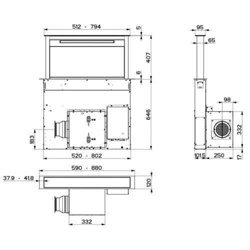Встраиваемая вытяжка Faber FABULA EVO+WH A90 в Краснодаре