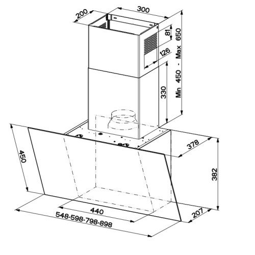 Вытяжка Faber GREXIA GRES DG/BK A90 в Краснодаре