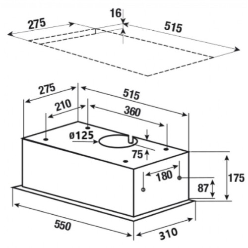 Встраиваемая вытяжка Kuppersbusch DEL 5100.0 S в Краснодаре