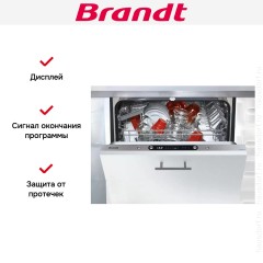 Встраиваемая посудомоечная машина Brandt DWJ137DS