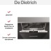 Встраиваемая посудомоечная машина De Dietrich DBJ422DQX в Краснодаре