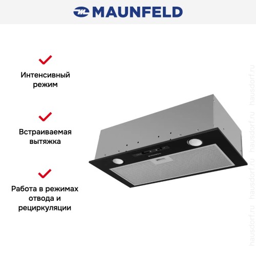 Встраиваемая вытяжка Maunfeld Crosby Light 5028 черный в Краснодаре