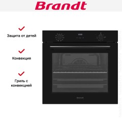 Встраиваемый духовой шкаф Brandt BOH1224BB