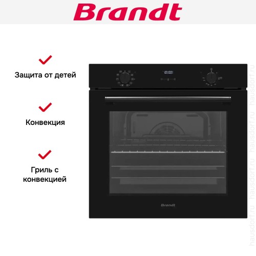 Встраиваемый духовой шкаф Brandt BOH1224BB в Краснодаре