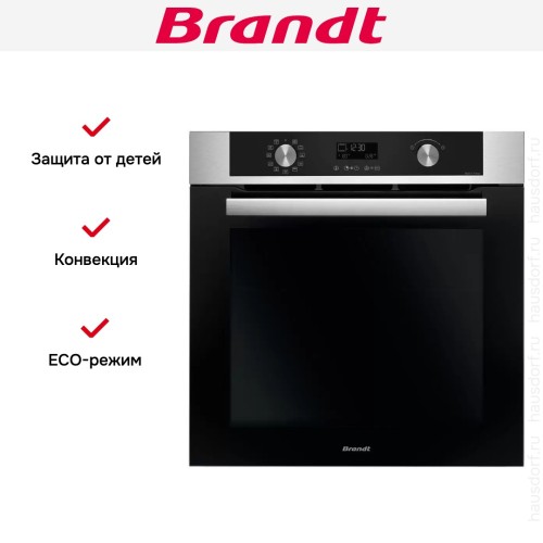 Встраиваемый духовой шкаф Brandt BOH3415X в Краснодаре