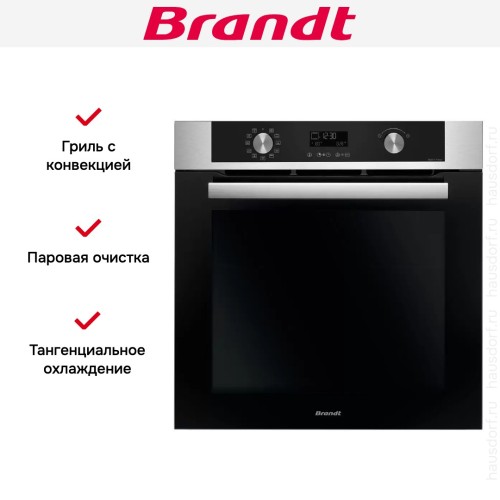 Встраиваемый духовой шкаф Brandt BOH3415X в Краснодаре