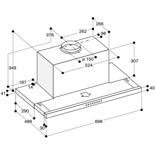 Встраиваемая вытяжка Gaggenau AF 210-190 в Краснодаре