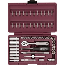 Набор инструмента THORVIK 1/4"DR, 57 предметов   UTS0057