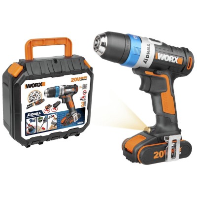 Дрель аккумуляторная WORX AiDrill WX178 20V 2Ач кейс