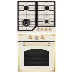 Комплект №3 (варочная панель Kuppersberg FS 601 C Bronze + духовой шкаф Kuppersberg RC 6911 C Bronze)