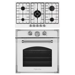 Комплект №7 (варочная панель Kuppersberg FV9TGRZ W Silver + духовой шкаф Kuppersberg RC 6911 W Silver)