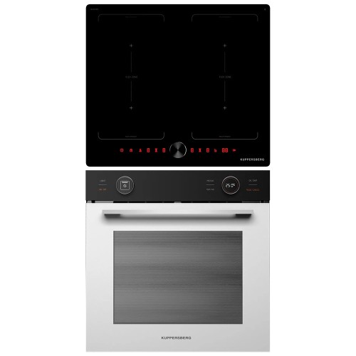 Комплект №9 (варочная панель Kuppersberg ICI 628 + духовой шкаф Kuppersberg HT 612 White) в Краснодаре