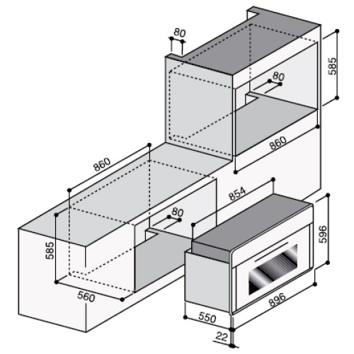 Духовой шкаф Ilve 900-CMP медь в Краснодаре