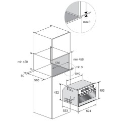 Духовой шкаф Fulgor Milano FCO 4512 TM WH