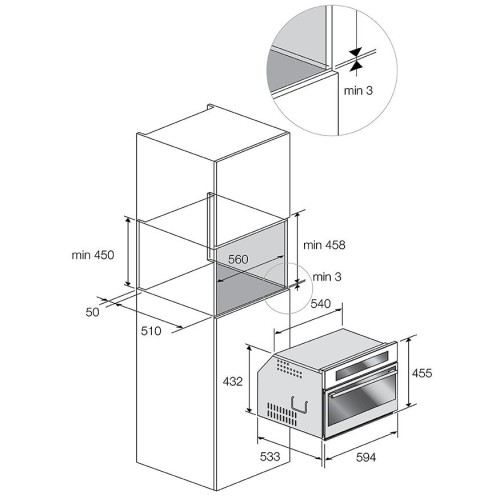 Духовой шкаф Fulgor Milano FCO 4512 TM WH в Краснодаре