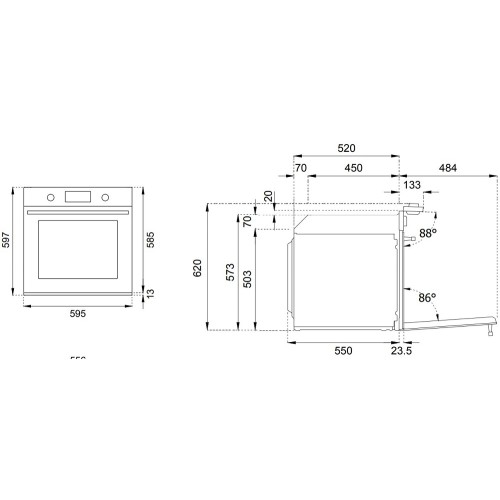 Духовой шкаф с паром Bertazzoni F6011MODVPTX/23 в Краснодаре