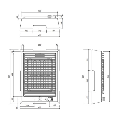 Электрический гриль Barazza Thalas 1PTFBQ в Краснодаре