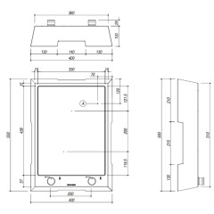 Индукционная варочная панель Barazza Thalas 1PTFID