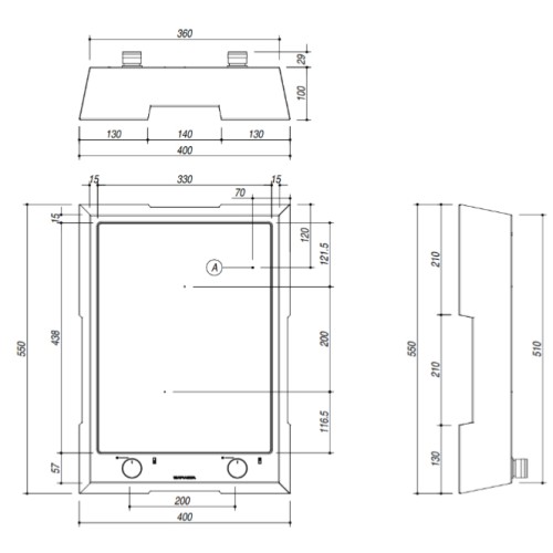 Индукционная варочная панель Barazza Thalas 1PTFID в Краснодаре