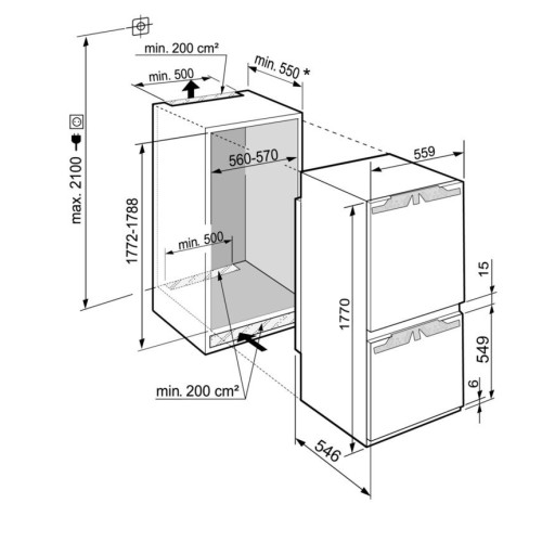 Встраиваемый холодильник Liebherr ICBd 5122 Plus в Краснодаре