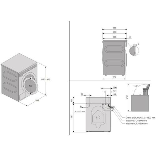 Стиральная машина Asko W4086C.W/3 в Краснодаре