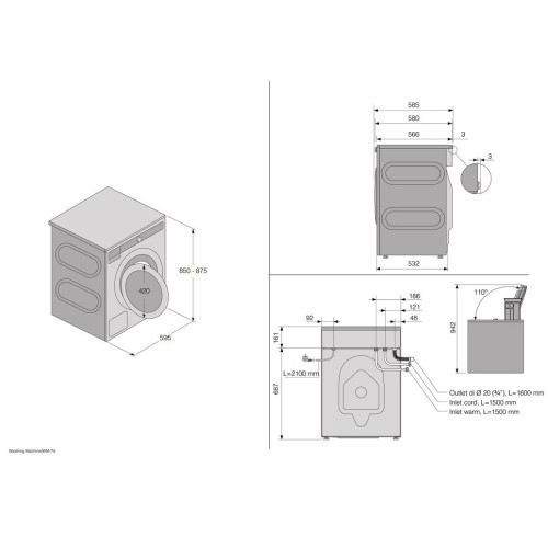 Стиральная машина Asko W4096R.W/3 в Краснодаре