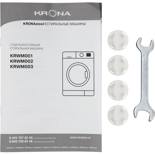 Стиральная машина KRONA ITTER WHITE 1000 6K WM в Краснодаре
