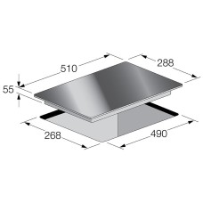 Варочная панель Fulgor Milano CH 302 ID TC WH/2