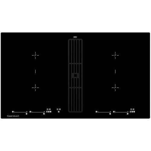Варочная панель с вытяжкой Kuppersbusch KMI 9800.0 SR Black Velvet в Краснодаре
