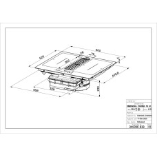 Варочная панель со встроенной вытяжкой Faber GALILEO SMART BK A600