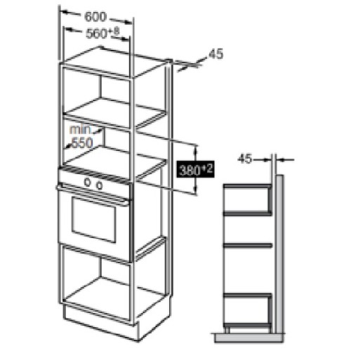 Встраиваемая микроволновая печь De DIetrich DMG2121A в Краснодаре