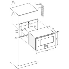Встраиваемая микроволновая печь Gaggenau BM 484-110