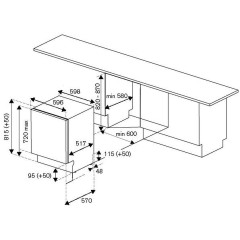 Встраиваемая посудомоечная машина Bertazzoni DW6083PRTS