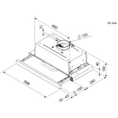 Встраиваемая вытяжка Brandt AT1346X
