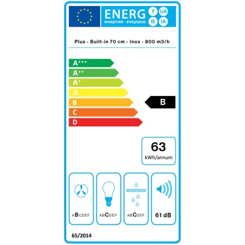 Встраиваемая вытяжка Falmec GRUPPO INCASSO PLUS 70 IX в Краснодаре