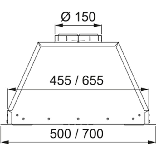 Встраиваемая вытяжка Franke VERA 52 BK в Краснодаре