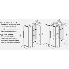 Встраиваемый холодильник Fulgor Milano FBRD 401 FED