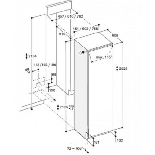Встраиваемый морозильник Gaggenau RF 471-301 в Краснодаре